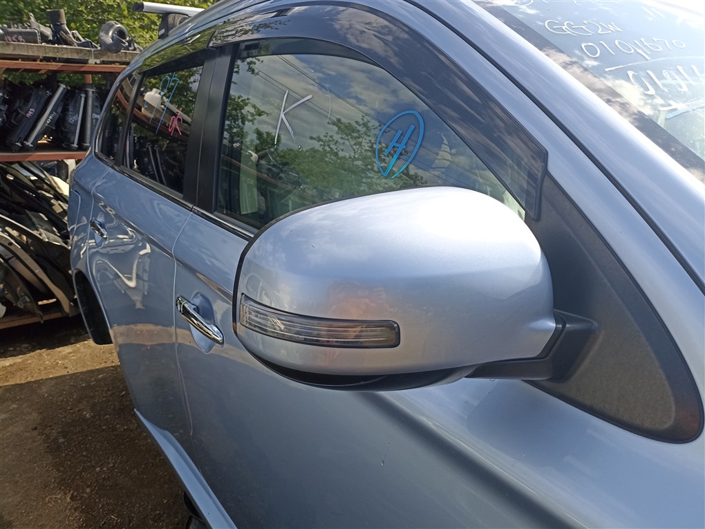 Зеркало Mitsubishi Outlander GG2W 4B11 2014 правое 9 koht голубой u21 1511