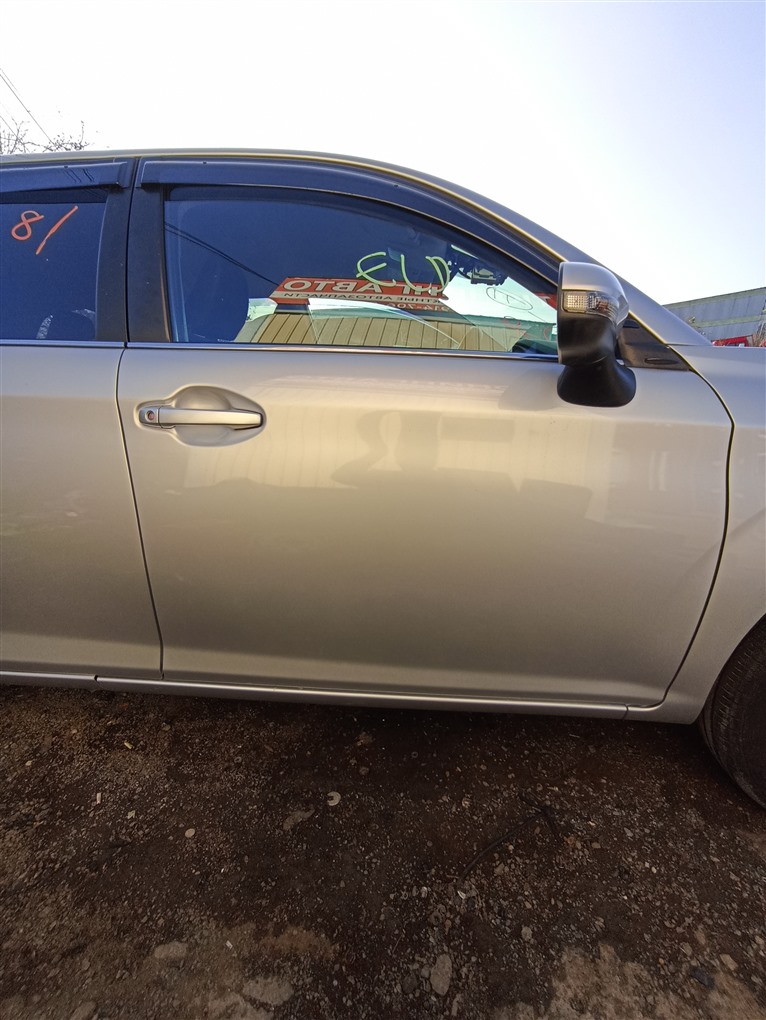 Дверь Toyota Corolla Fielder NZE164G 1NZ-FE 2018 передняя правая серебро 1f7 1528