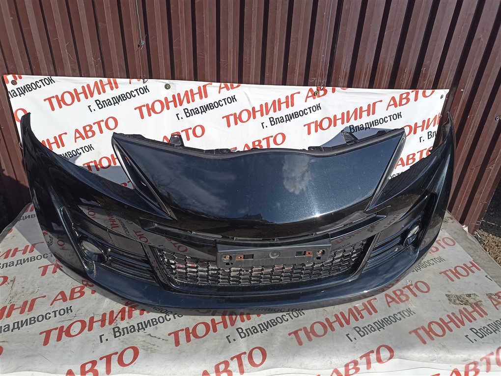 Бампер Toyota Vitz NCP131 1NZ-FE 2013 передний черный 209 1530