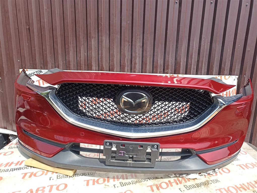 Бампер Mazda Cx-5 KF2P SH-VPTS 2019 передний красный 46v 1564