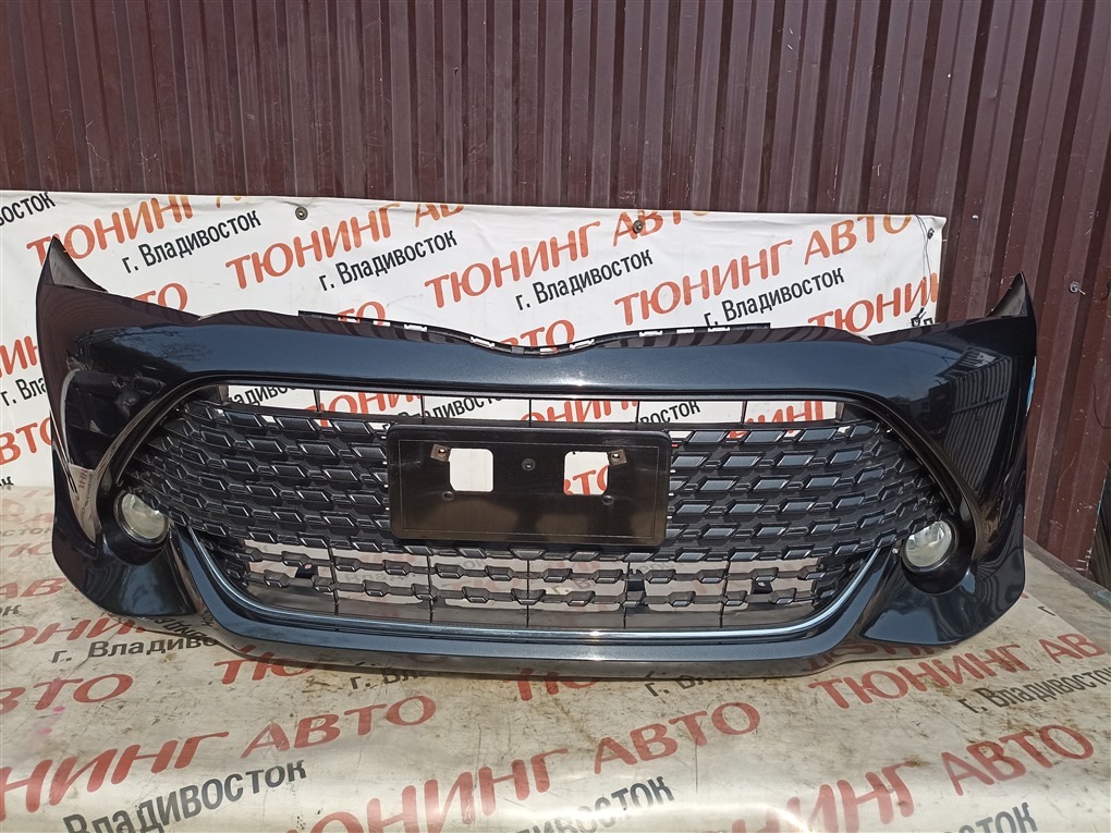 Бампер Toyota Corolla Fielder NKE165 1NZ-FXE 2016 передний черный 209 1565