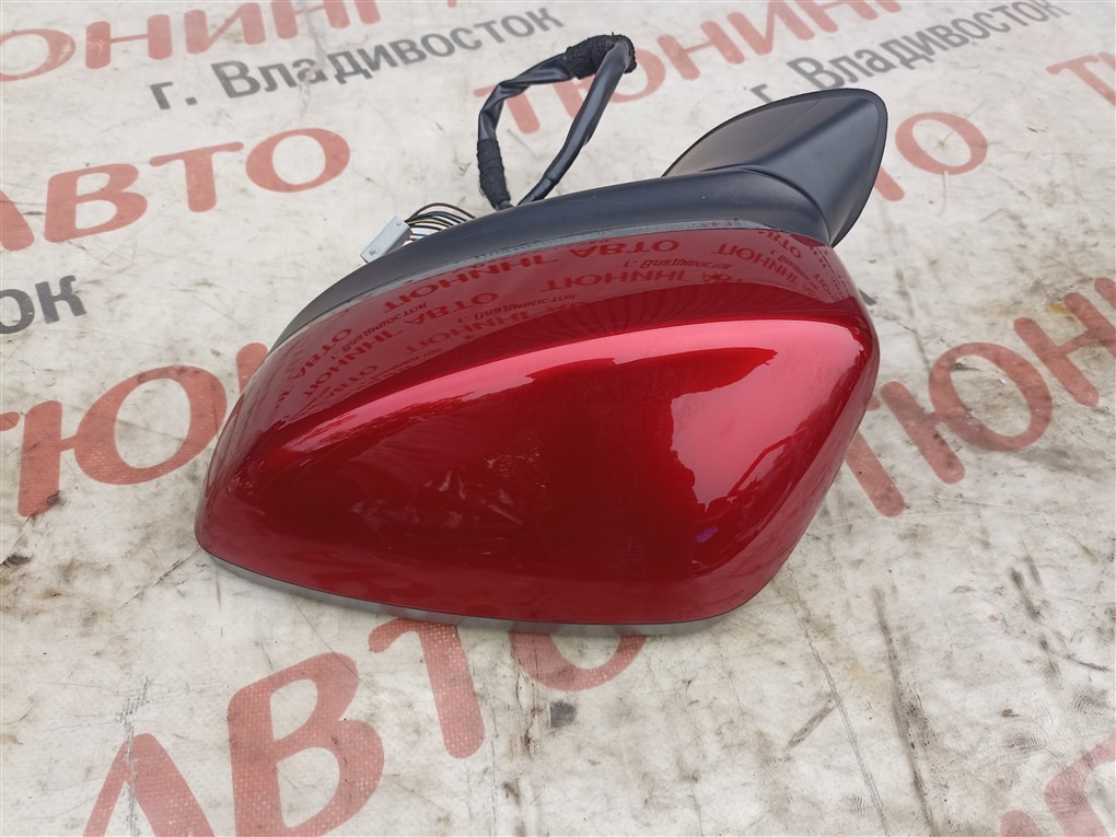 Зеркало Mazda Cx-5 KF2P SH-VPTS 2019 левое 9+4 koht красный 46v 1564
