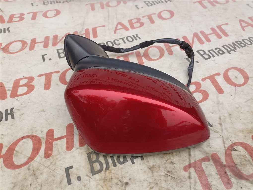 Зеркало Mazda Cx-5 KF2P SH-VPTS 2019 правое 9 koht красный 46v 1564
