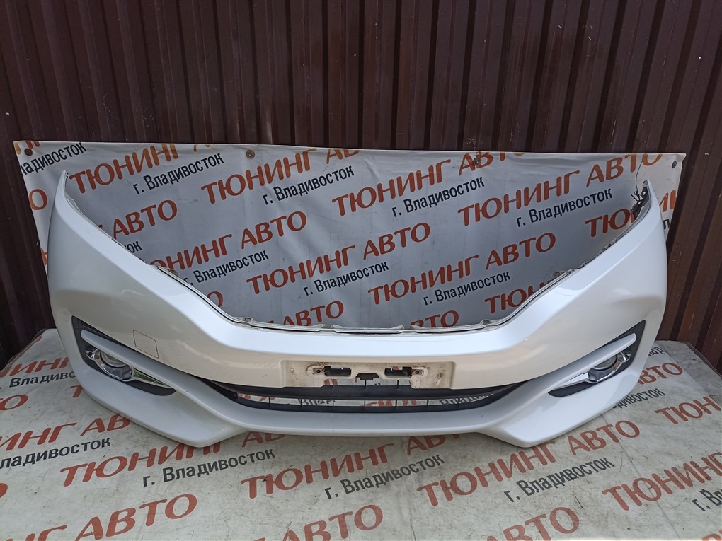 Бампер HONDA SHUTTLE GP7 LEB 2016 передний белый nh788p 1566 (б/у)