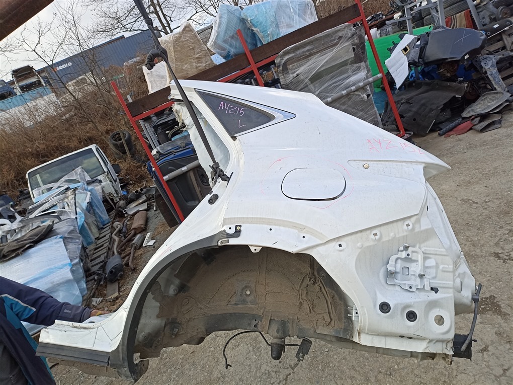 Крыло LEXUS NX300h AYZ15 2015 заднее левое белый 4040 (б/у)