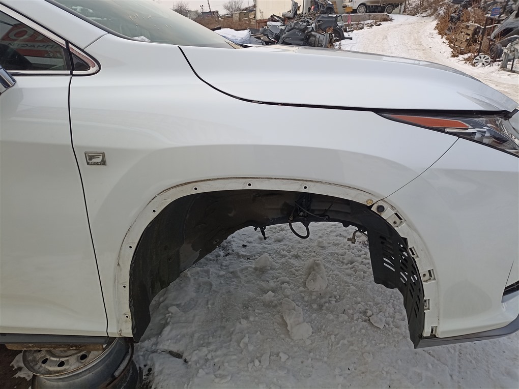 Крыло LEXUS RX200T AGL25 8AR-FTS 2015 переднее правое белый 083 1577 (б/у)