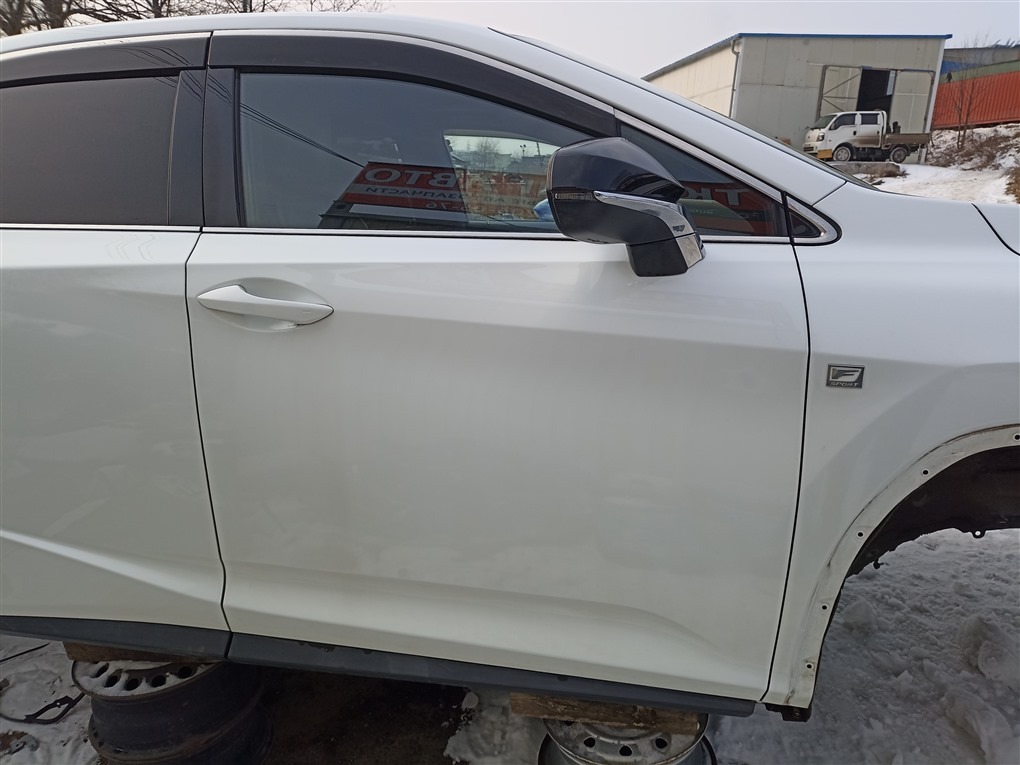 Дверь LEXUS RX200T AGL25 8AR-FTS 2015 передняя правая белый 083 1577 (б/у)