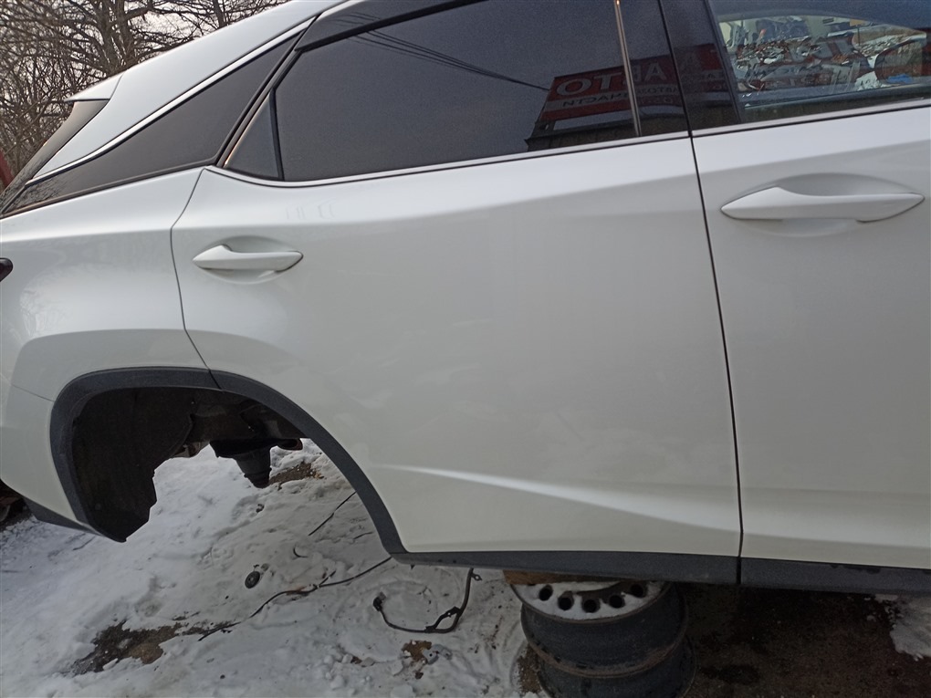 Дверь LEXUS RX200T AGL25 8AR-FTS 2015 задняя правая белый 083 1577 (б/у)