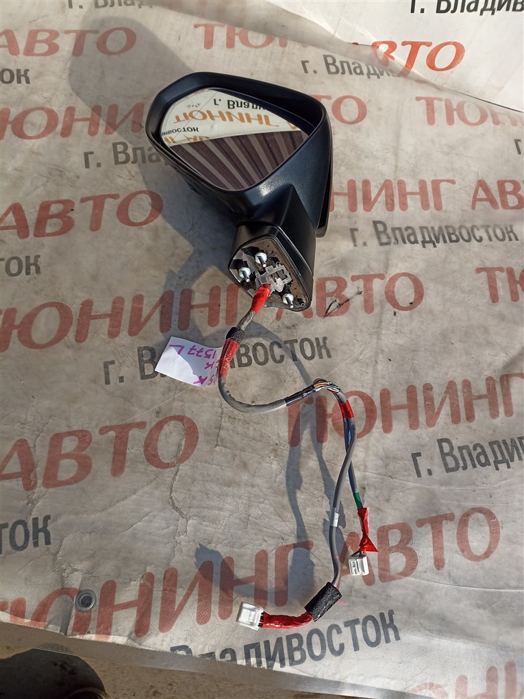 Зеркало LEXUS RX200T AGL25W 8AR-FTS 2015 левое 15+6  koht черный 1577 (б/у)
