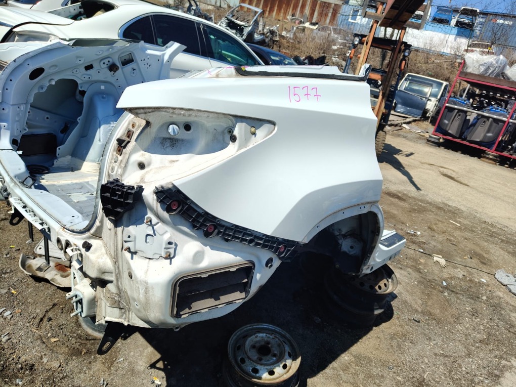 Крыло LEXUS RX200T AGL25 8AR-FTS 2015 заднее правое белый 083 1577 (б/у)