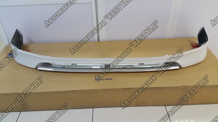Губа передняя Toyota Land Cruiser 1998-2007 100 WHITE - 056 новая