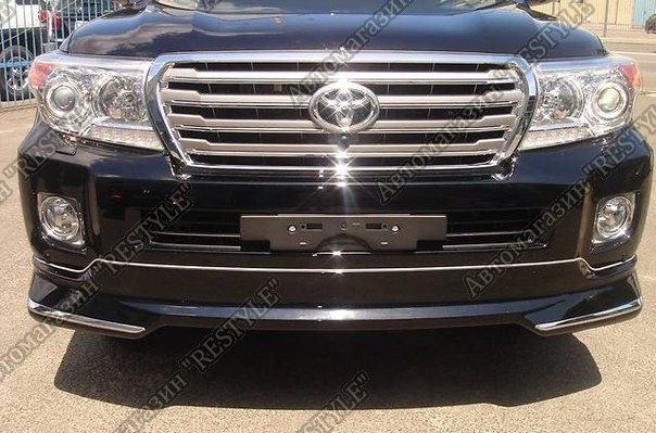 Губа передняя Toyota Land Cruiser 200