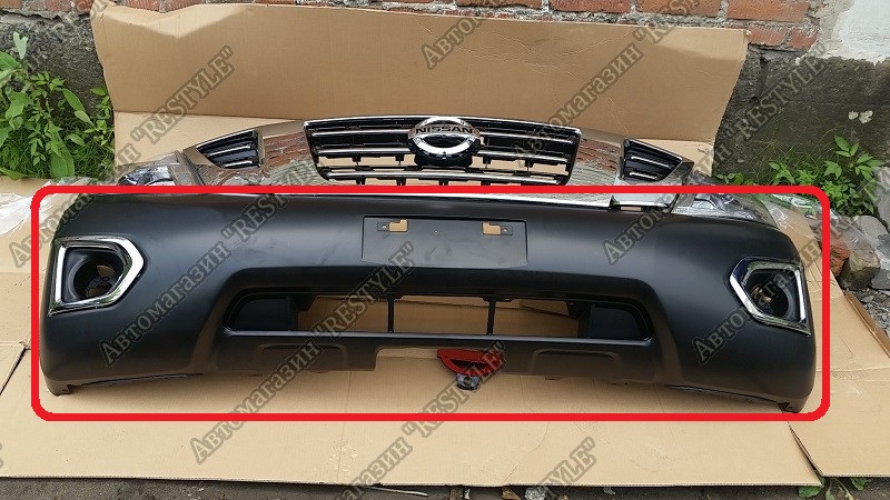 Бампер передний Nissan Patrol Y62 97qa64s новая