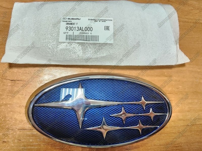 Эмблема решетки радиатора передняя subaru forester SK
