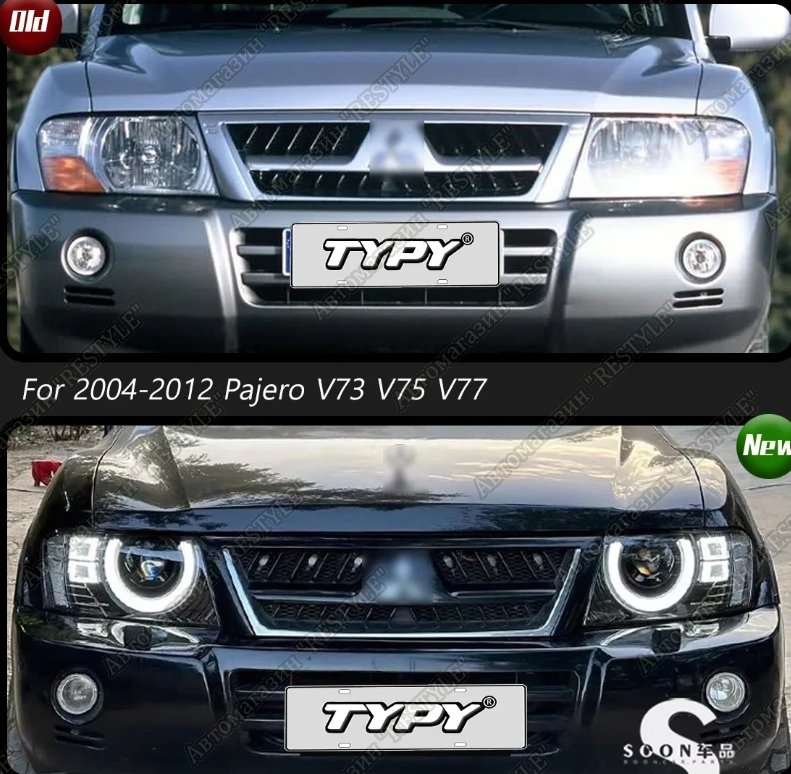 Фары передние pajero 1999-2006