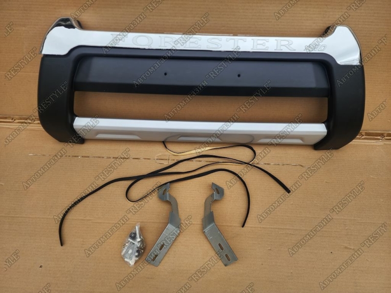 Накладка на бампер передняя Forester 2013-2018 SJ5