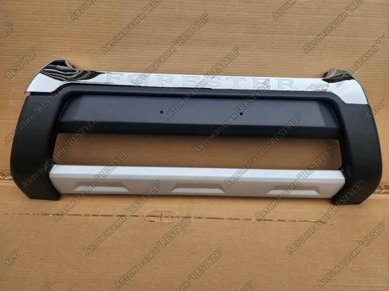 Накладка на бампер передняя Forester 2013-2018 SJ5