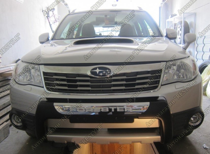 Накладка на бампер передняя Forester 2007-2012 SH