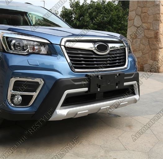 Накладка на бампер передняя forester 2018-2021 SK