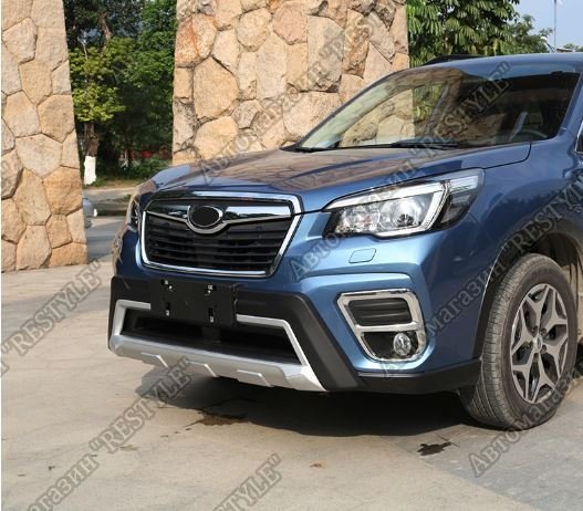 Накладка на бампер передняя forester 2018-2021 SK
