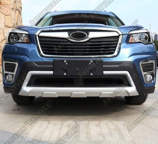 Накладка на бампер передняя forester 2018-2021 SK