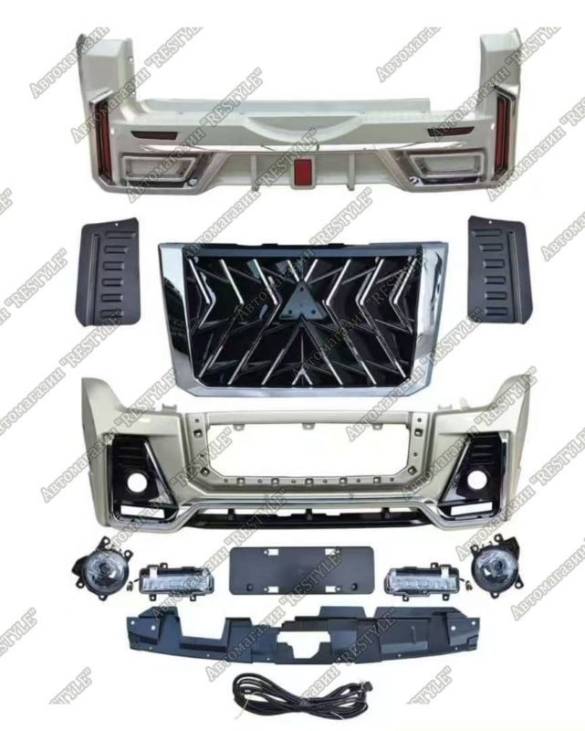 Обвес ( бампер ) Mitsubishi pajero 2006-2022 sg845g новая