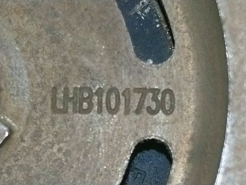 Шестерня выпускного распредвала задняя левая Freelander 2005 L314 25K4F