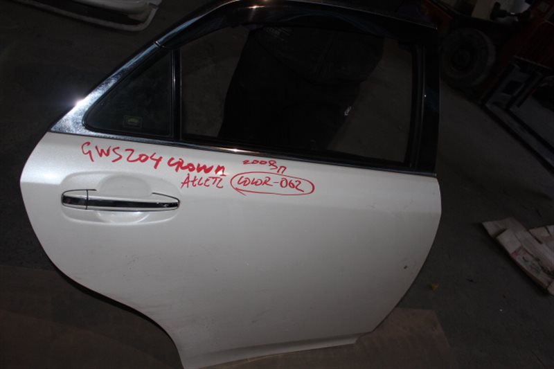Дверь Toyota Crown GWS204 2GRFSE 2008 задняя правая