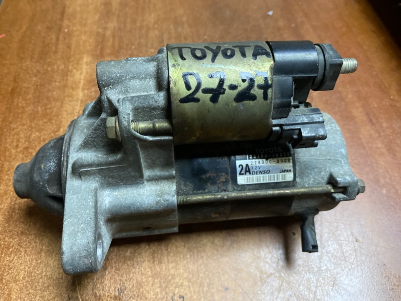 Стартер Toyota 7AFE передний Стартер Toyota 7AFE передний