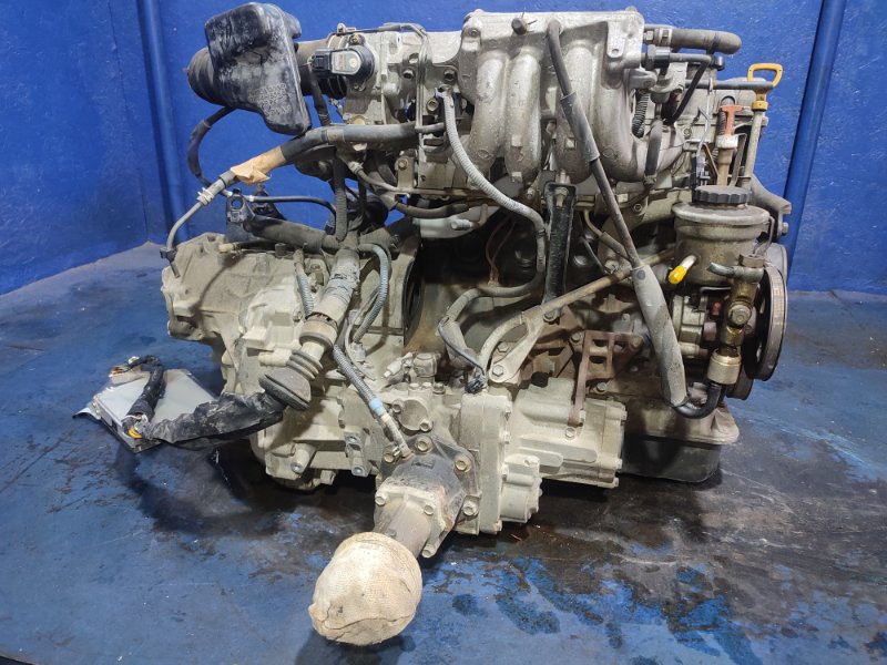 Двигатель TOYOTA COROLLA SPACIA AE115 7A-FE