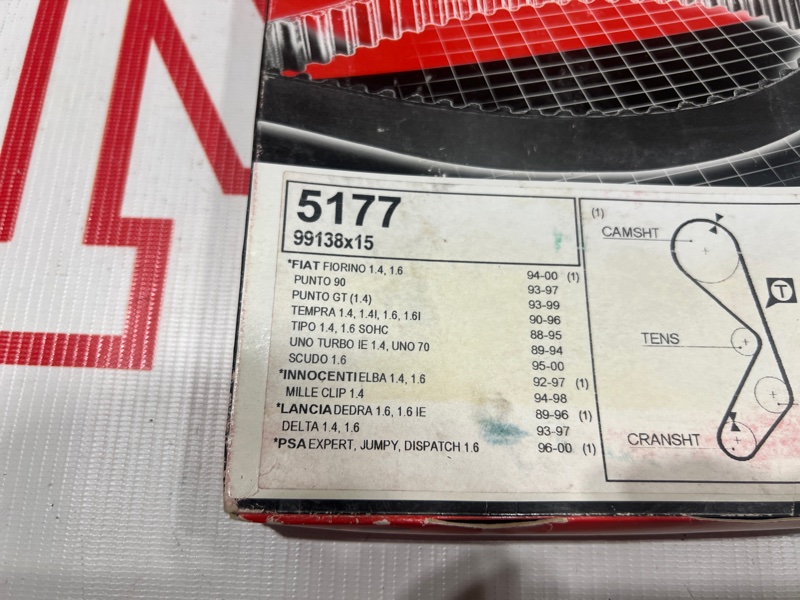 Ремень ГРМ Punto 1.4 1.6