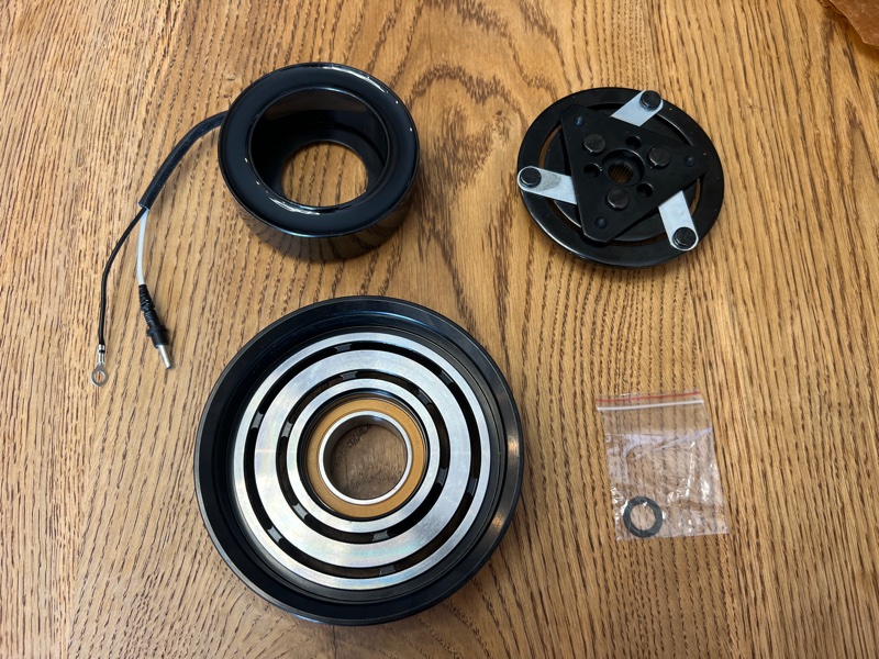 Муфта компрессора кондиционера Logan Kangoo Sandero Duster 1.4 1.5 1.6