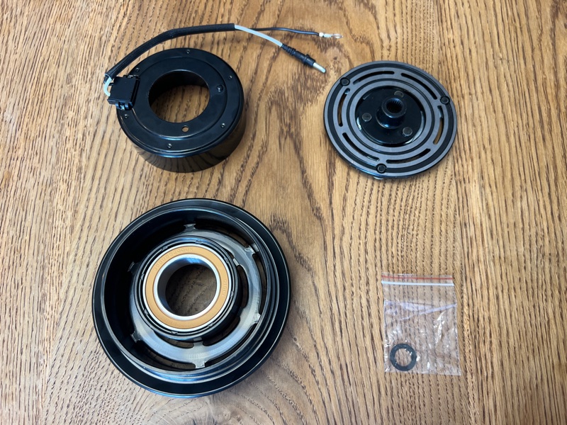 Муфта компрессора кондиционера Logan Kangoo Sandero Duster 1.4 1.5 1.6