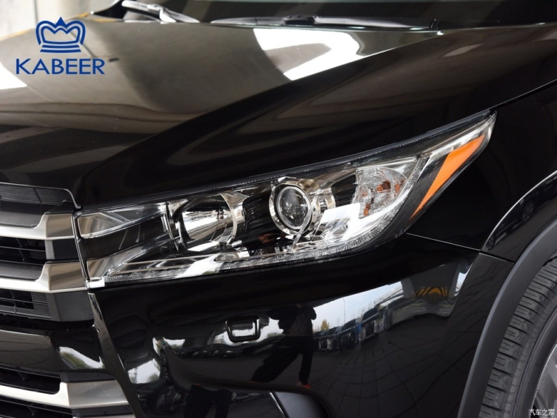 Стекло фары Toyota Highlander (U50) левая