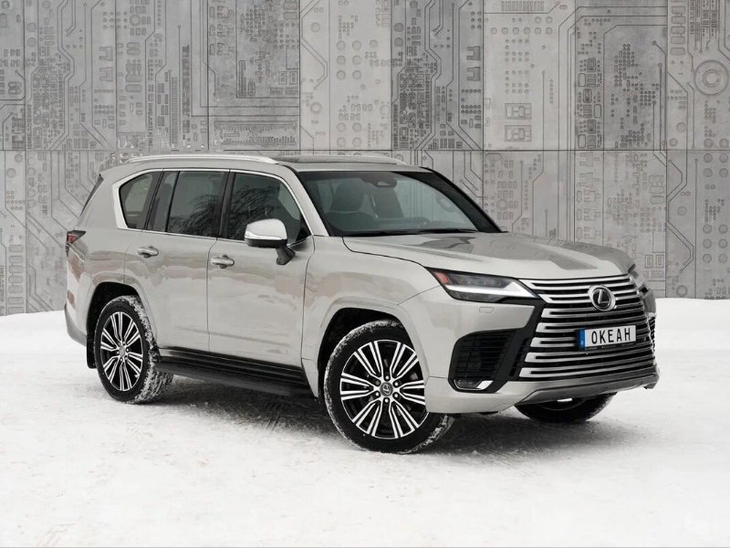 Стекло фары Lexus LX (600) правая