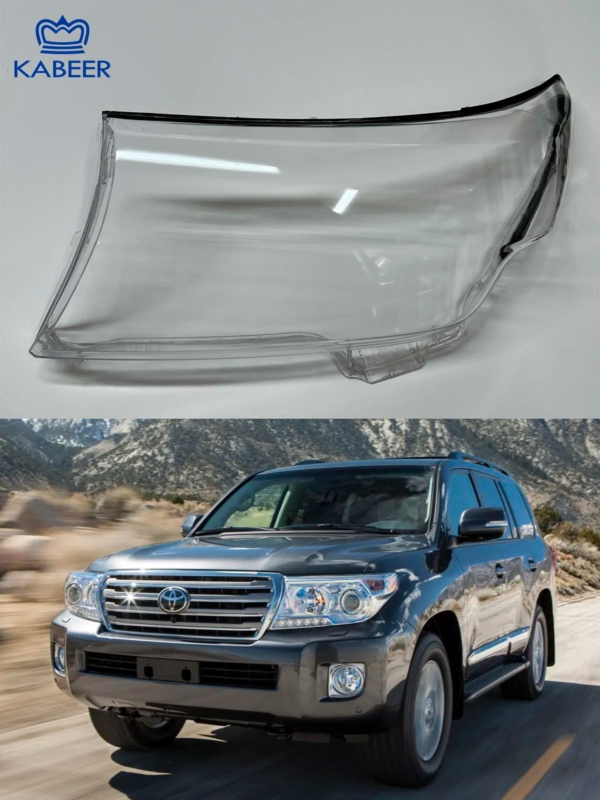 Стекло фары Toyota Land Cruiser (LC200) левая