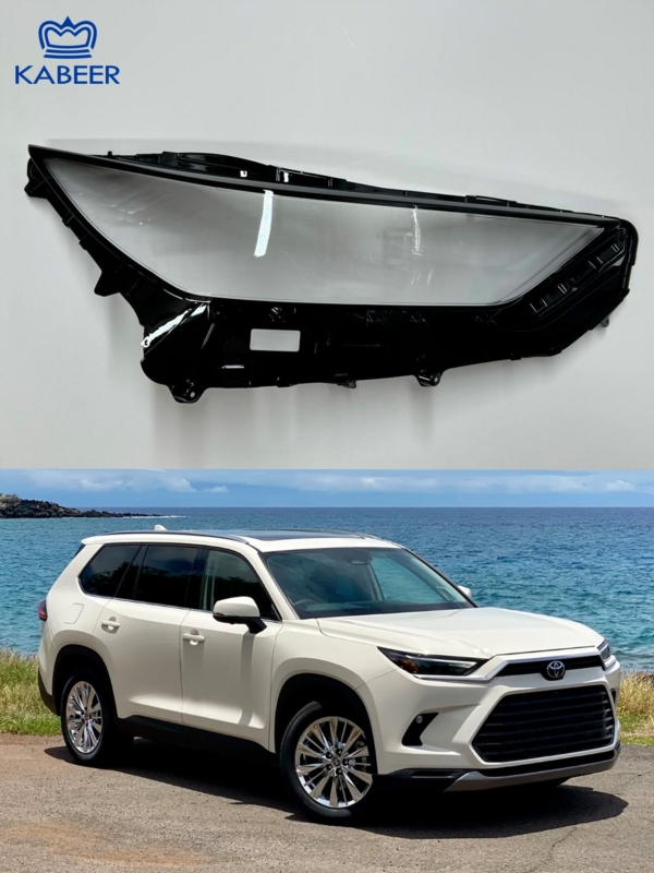 Стекло фары Toyota Highlander (XU70) правая