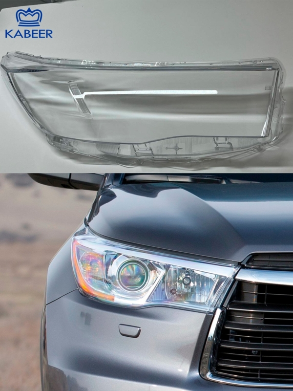 Стекло фары Toyota Highlander (3 U50) правая