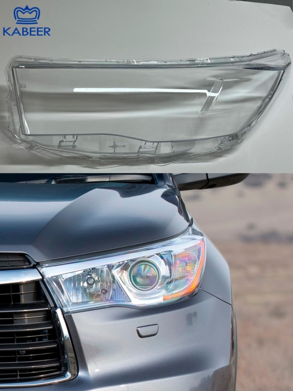 Стекло фары Toyota Highlander (3 U50) левая