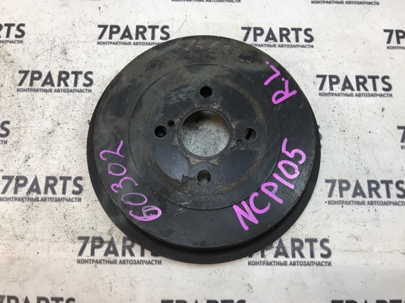 Тормозной барабан Toyota Ractis NCP105 задний (б/у)