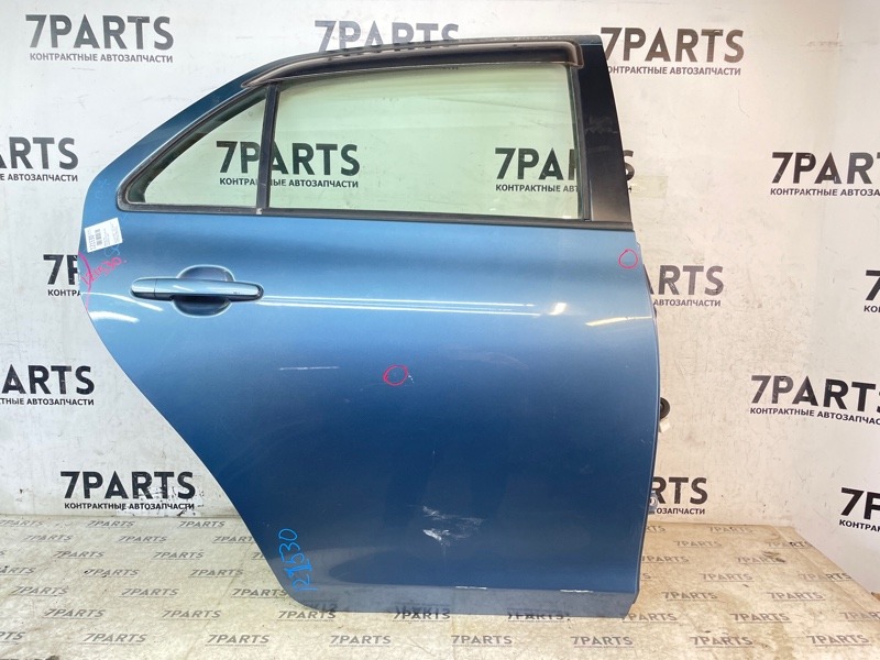 Дверь Toyota Belta SCP92 2SZFE 2005 задняя правая (б/у)