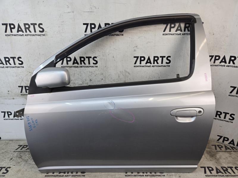 Дверь TOYOTA VITZ SCP10 1SZFE 1999 передняя левая (б/у)