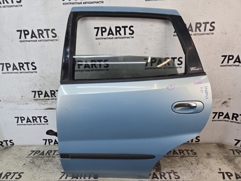 Дверь Nissan Tino V10 QG18DE 1999 задняя левая (б/у)