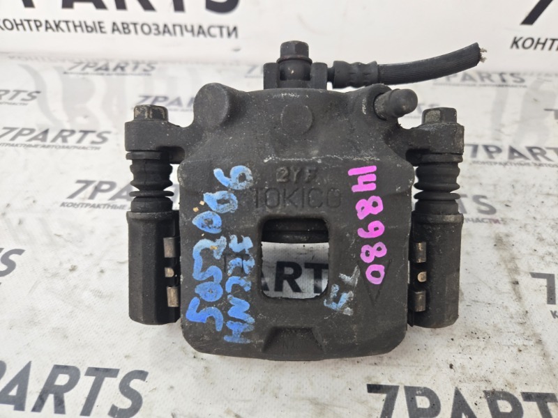 Суппорт SUZUKI KEI HN22S K6A 2002 передний левый (б/у)