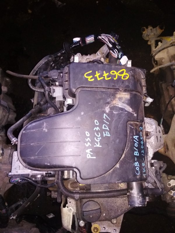 Двигатель Toyota Passo KGC30 1KR-FE 1204593