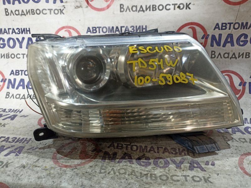 Фара Suzuki Escudo TD54W J20A передняя правая 100-59087