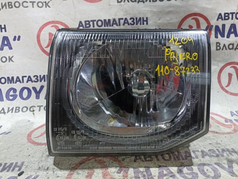 Фара Mitsubishi Pajero V25W 6G74 передняя левая 110-87233