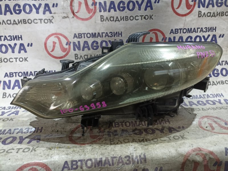 Фара Nissan Murano PNZ51 VQ35DE передняя левая 100-63958