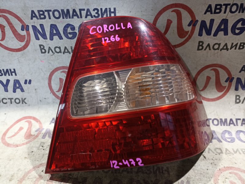 Стоп-сигнал Toyota Corolla NZE121 1NZ-FE задний правый 12472