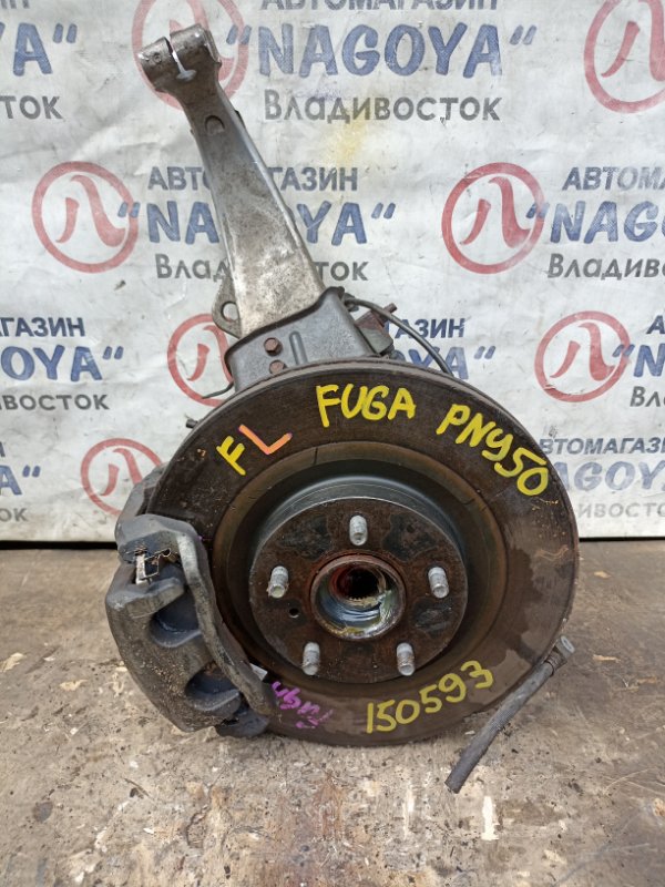Ступица Nissan Fuga PNY50 VQ35DE передняя левая ABS